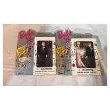 Barbie and Ken Keychains NIP