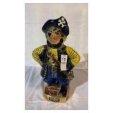 Vintage Ezra Brooks Pirate Decanter 12 Inches