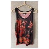 NWT Vintage 1999 WWF The Rock Graphic Mesh Tank