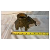 Heavy Brass Elephant Planter