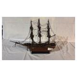 Vintage Carl Wooden Ship 19 Inches Long