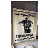 Captain Morgan Reverse Window Painting 32x42