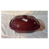 Pampered Chef Ceramic Casserole Covered Dish 12