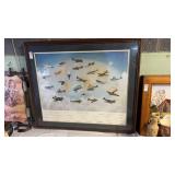 Great Moments in Aviation History Framed Print