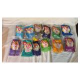 1998 McDonaldï¿½s Teenie Beanie Complete Set