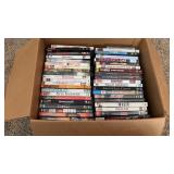 Box of DVDs Assorted Genres