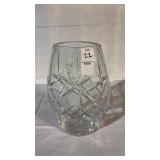 Leaded Glass Vase 10 Inch Tall