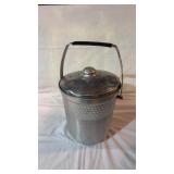 Vintage Aluminum Ice Bucket 11 Inches Tall