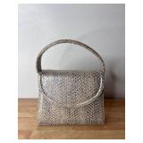 Neiman Marcus Collection Snakeskin Top-Handle Bag