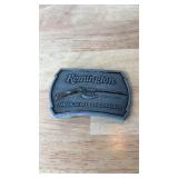Remington Flintlock Rifle Belt Buckle