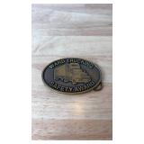 Vintage Ward Trucking Safety Award Belt Buckle