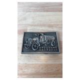 Vintage Kenworth Belt Buckle Log Truck Design