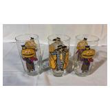 3 Pc McDonaldï¿½s Glasses