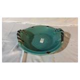 Turquoise Centerpiece Bowl 13 Inches