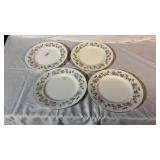 4 Pc Minton Dinner Plate Set 10.5 Inches