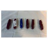 Lot of 6 Pocket Knives