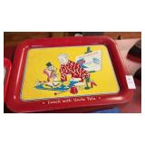 Vintage Metal Lunch with Uncle Pete Serving Tray