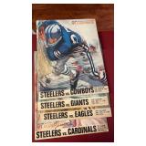 4 Vintage Steelers Game Programs, 1966