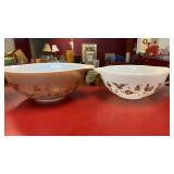 Pyrexware 4pc Bowl Set Early American with Box