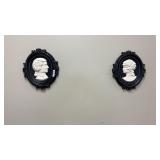 2 Portrait-Style Wall Plaques