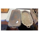 Two Cast Iron Griddles