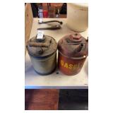 Two Small Gas Cans