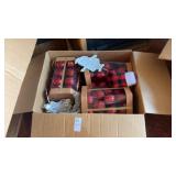 Box of Christmas Decorations