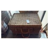 Wicker Basket W Books