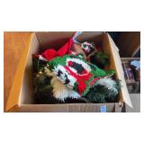 Box of Christmas Decorations