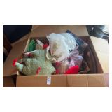 Box of Christmas Decorations