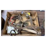 Vintage Ice tongs and misc. tools