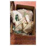 Box of Vintage Bedding