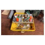 Vintage Gamefisher Tacklebox, Bobbers, etc.