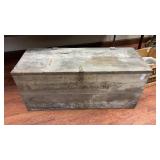 Vintage Wooden Storage Trunk