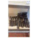 Lot of 13 Wooden Insulator Pegs