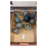 Tray Lot of As Is Insulators