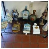 Shelf lot of 10 vintage collectible decanters Jim