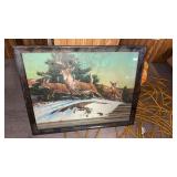 Vintage Fishing and Whitetail Deer Prints