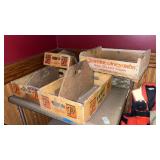 Assorted Vintage Carry Crates/Boxes