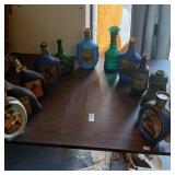 Collectible decanters and bottle lot Jim Beam etc