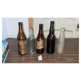5 Vintage Bottles, Johnstown, Windber, etc.