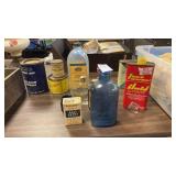 Assorted Vintage Bottles, Cans, and Walter Bake