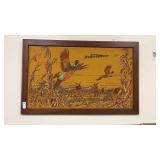 Vintage Ringneck Wall Art, Velvet?