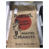 Vintage Planterï¿½s Peanuts burlap sack