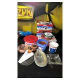 Lot of Tins and Soap Dishes