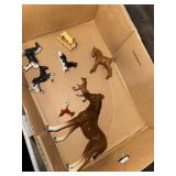 Lot of horse figurines - bone china, ceramic etc