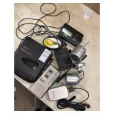Lot of audio players, security cameras and misc