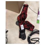 Planet Waves flame guitar strap