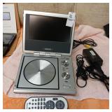 Phillips PET 710 portable DVD player with remote