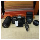 Ricoh KR-5 camera and accessories